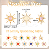 26Pcs 13 Colors Transparent Resin Pendants FIND-OC0002-72-2