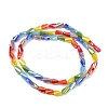 Electroplate Glass Beads EGLA-D300-01A-2