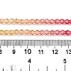 Gradient Color Baking Paint Glass Bead Strands X1-DGLA-A039-T6mm-A03-5