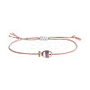 Alloy Enamel Fish Charm Adjustable Bracelets FS-WG707CF-04-1