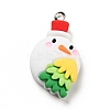 Christmas Opaque Resin Pendants LS-RESI-G043-B02-2