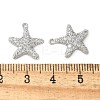 Brass Micro Pave Cubic Zirconia Pendants KK-C086-08P-3