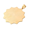 304 Stainless Steel Big Pendants STAS-U043-07A-G-2