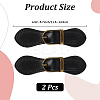 CutHollow 2Pcs Leather Toggle Buckle AJEW-CL0001-26A-2