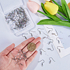 80Pcs Ion Plating(IP) 304 Stainless Steel French Earring Hooks STAS-SP0001-81-3