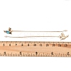 Bird Alloy Rhinestone Ear Thread FS-WG4B879-02-2