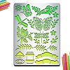 BBQ Daily Theme Stainless Steel Metal Stencils DIY-WH0289-054-1