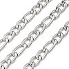 304 Stainless Steel Figaro Chains CHS-B012-03C-P-1
