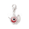Kettle Alloy Pendant Decorations HJEW-JM03384-4