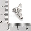 Brass Pave Clear Cubic Zirconia Pendants LS-KK-Z061-15P-01-3