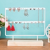 Two Layers Wooden Earrings Storage Rack PW-WG1A482-04-1