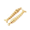 Rack Plating Brass Micro Pave Cubic Zirconia Pendants KK-M309-38H-G-2