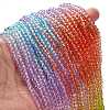 Transparent Painted Glass Beads Strands DGLA-A034-T3mm-A12-2