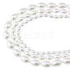 3 Strands 3 Styles Pearlized Glass Pearl Teardrop Bead Strands GLAA-HS0001-11-1