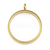 Ion Plating(IP) 304 Stainless Stee Locket Pendants STAS-S132-16G-04-1