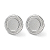 Non-Tarnish 304 Stainless Steel Stud Earrings Findings LS-STAS-M323-07P-1