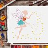 Plastic Reusable Drawing Painting Stencils Templates DIY-WH0172-326-6