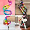 DIY Round/Butterfly Silicone & Brass Rhinestone Beads Findings Kits DIY-TA0011-59-8
