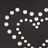 Glitter Hotfix Rhinestone(Hot Melt Adhesive On The Back) DIY-FG0001-45-4