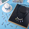 105Pcs 7 Styles Glass European Dangle Charms HJEW-TAC0130-7