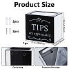 Acrylic Donate Tips Storage Boxes CON-WH0099-83B-2