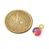 Natural White Jade Dyed Bead Pendants PALLOY-JF02306-2