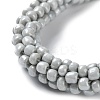 Crochet Glass Beads Braided Stretch Bracelet BJEW-K232-01V-2