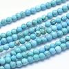 Natural Magnesite Beads Strands TURQ-G148-07-4mm-1