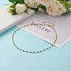 Faceted Round Natural Spinel Beaded Necklaces NJEW-JN03215-01-4