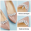 8Pcs 4 Styles Alloy Rhinestone Shoe Decoration FIND-GO0002-26-3