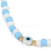 2Pcs Glass Seed Beads Stretch Bracelets for Women BJEW-JB11693-4
