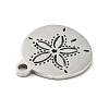 Non-Tarnish 201 Stainless Steel Pendants STAS-E015-04P-3