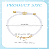 1pc Adjustable Nylon Cord Slider Bracelets for Women BJEW-LP0001-33A-G-2