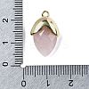 Natural Rose Quartz Pendants G-U019-03A-06-3
