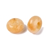 Natural Topaz Jade European Beads G-N359-17A-08-2