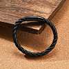 Ion Plating(IP) Braided Microfiber Leather Cord Bracelets for Men BJEW-Z081-13EB-02-2