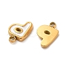304 Stainless Steel Enamel Charms STAS-L022-292G-P-2