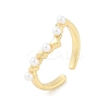 Heart Brass Open Cuff Rings for Women LS-RJEW-R011-02G-4