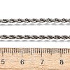 Tarnish Resistant 304 Stainless Steel Rope Chain Necklaces LS-STAS-S029-01-6