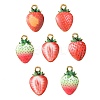 25Pcs 5 Styles Printed Alloy Pendants PALLOY-CJ0002-58-7