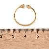 304 Stainless Steel Cuff Open Rings SA-CBAD22F-01G-C-2