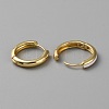 Golden Brass Huggie Hoop Earrings EJEW-WH0016-26G-04-2