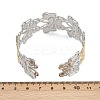 304 Stainless Steel Cuff Bangles for Women BJEW-G757-10GP-5