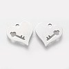 201 Stainless Steel Charms STAS-S105-T140-2