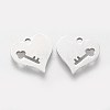 Non-Tarnish 201 Stainless Steel Charms STAS-S105-T140-2