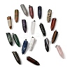 Natural Mixed Stone Pointed Pendants G-F820-12-2
