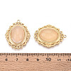 304 Stainless Steel and Glass Pendants STAS-T071-02B-G-3