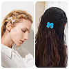 40Pcs 2 Colors Iron Alligator Hair Clip Findings PHAR-TADJ0001-12-6
