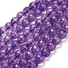 Natural Amethyst Beads Strands G-H329-D01-6mm-2