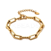 667 Stainless Steel(Grade 201 Equivalent) Chain Bracelets BJEW-P351-01A-G-4